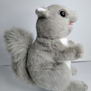 Dakin 10" Grey Squirrel Hand Puppet 1994 EUC plush